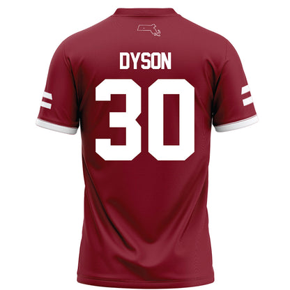 UMass - NCAA Football : Donovan Dyson - Maroon Football Jersey