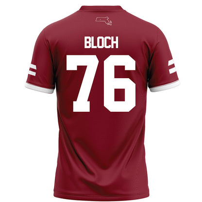 UMass - NCAA Football : Riley Bloch - Maroon Football Jersey