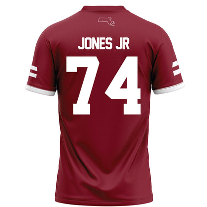 UMass - NCAA Football : William Jones Jr - Maroon Football Jersey