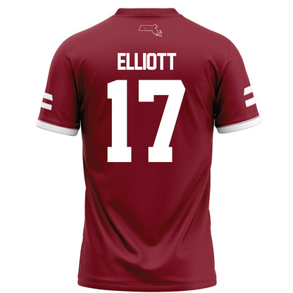 UMass - NCAA Football : Dallas Elliott - Maroon Football Jersey