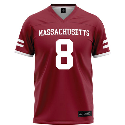 UMass - NCAA Football : AJ Hairston - Maroon Football Jersey