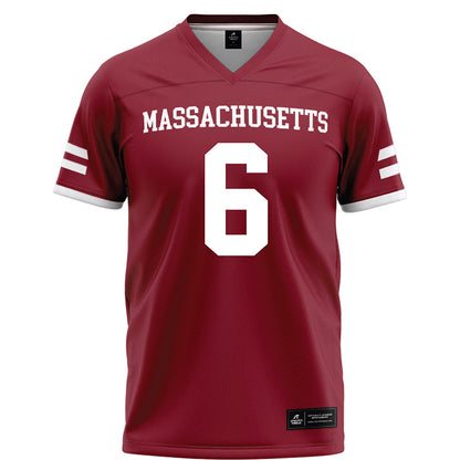 UMass - NCAA Football : Jeremiah McGill - Maroon Football Jersey