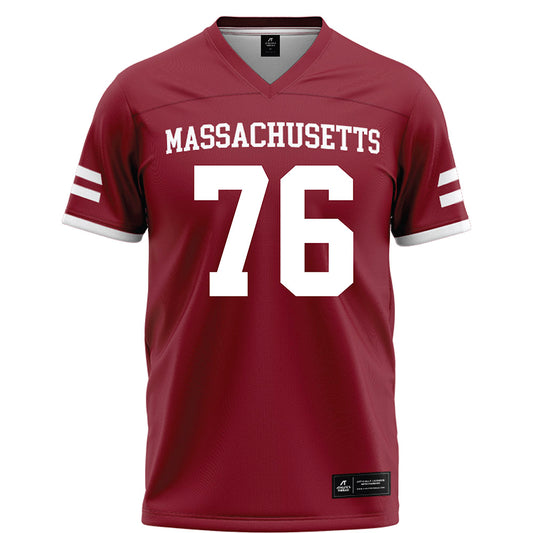 UMass - NCAA Football : Riley Bloch - Maroon Football Jersey