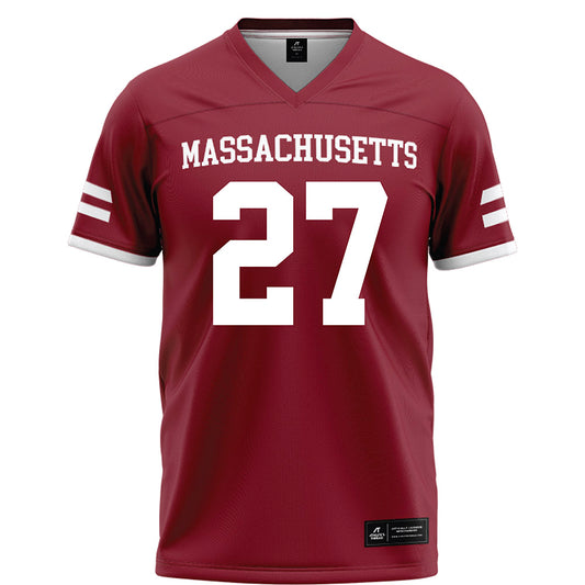 UMass - NCAA Football : Michael Pangaro - Maroon Football Jersey