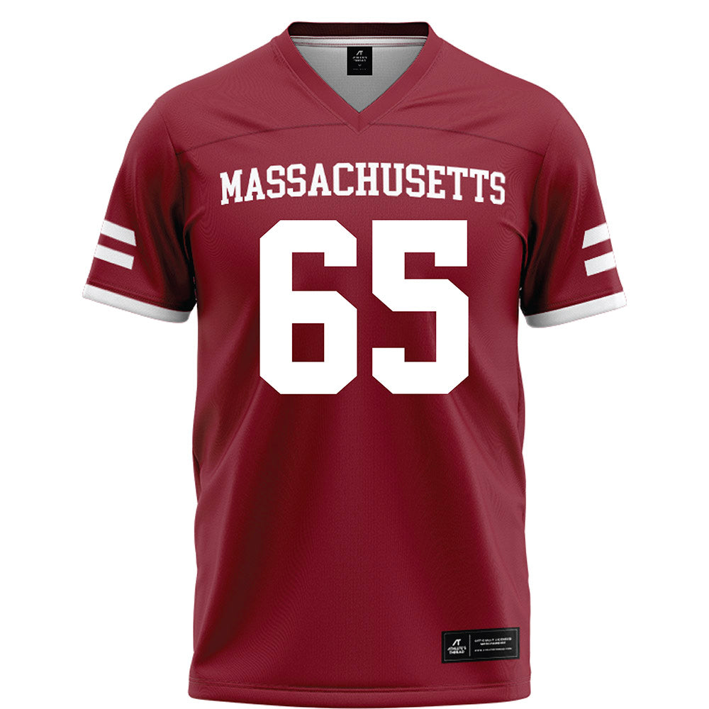 UMass - NCAA Football : Luke Painton - Maroon Football Jersey