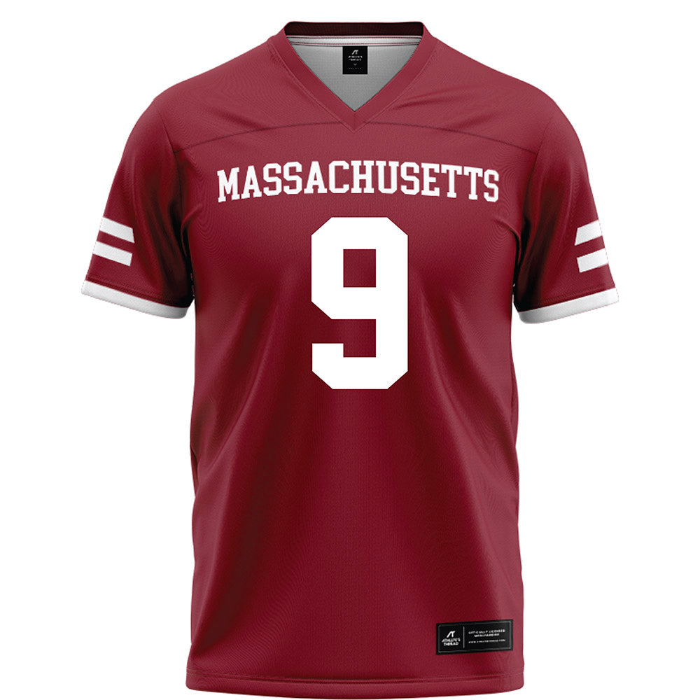 UMass - NCAA Football : Grant Jordan - Maroon Football Jersey-0