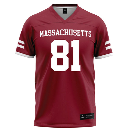 UMass - NCAA Football : Dominick Mazotti - Maroon Football Jersey