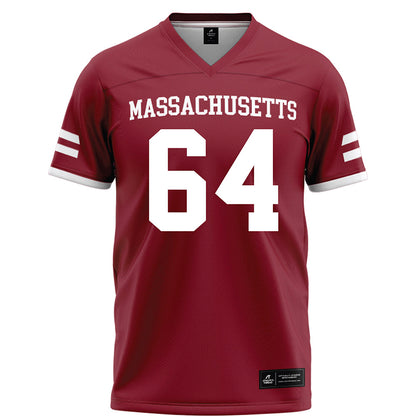 UMass - NCAA Football : Peyton Miller - Maroon Football Jersey