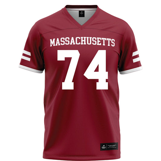 UMass - NCAA Football : William Jones Jr - Maroon Football Jersey