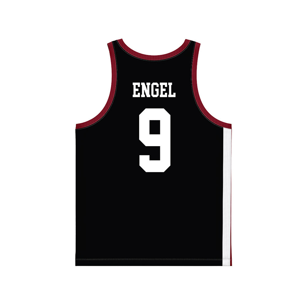 UMass - NCAA Men's Basketball : Josh Engel - Black Basketball Jersey