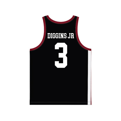 UMass - NCAA Men's Basketball : Rahsool Diggins Jr - Black Basketball Jersey