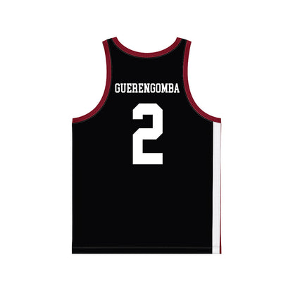 UMass - NCAA Men's Basketball : Nathan Guerengomba - Black Basketball Jersey