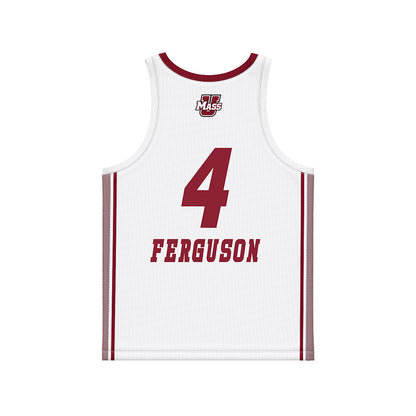 UMass - NCAA Women's Basketball : Lilly Ferguson - White Basketball Jersey