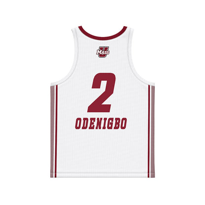 UMass - NCAA Women's Basketball : Chinenye Odenigbo - White Basketball Jersey