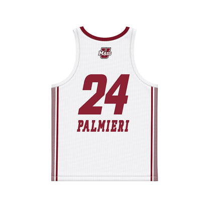 UMass - NCAA Women's Basketball : Allie Palmieri - White Basketball Jersey