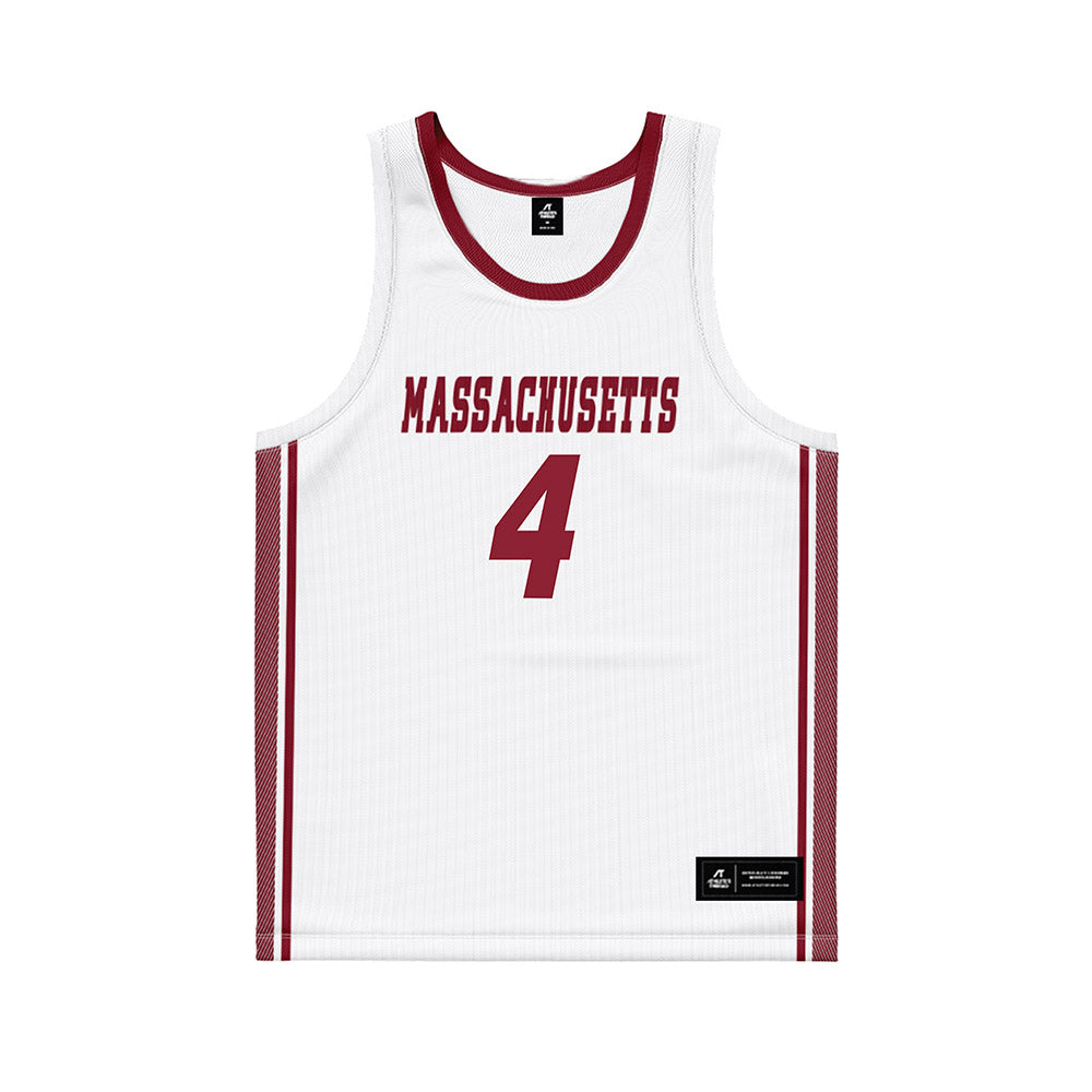 UMass - NCAA Women's Basketball : Lilly Ferguson - White Basketball Jersey