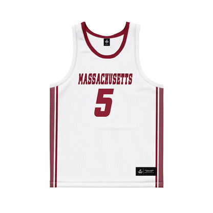 UMass - NCAA Women's Basketball : Aleah Sorrentino - White Basketball Jersey