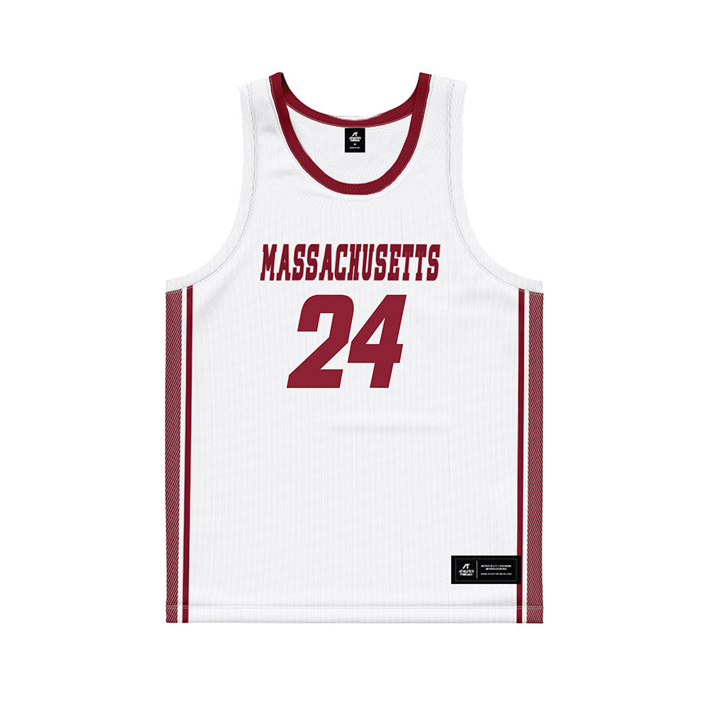 UMass - NCAA Women's Basketball : Allie Palmieri - White Basketball Jersey