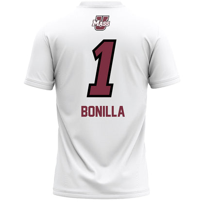 UMass - NCAA Women's Lacrosse : Jeilinne Bonilla - White Lacrosse Jersey