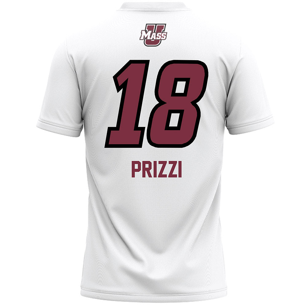 UMass - NCAA Women's Lacrosse : Norah Prizzi - White Lacrosse Jersey