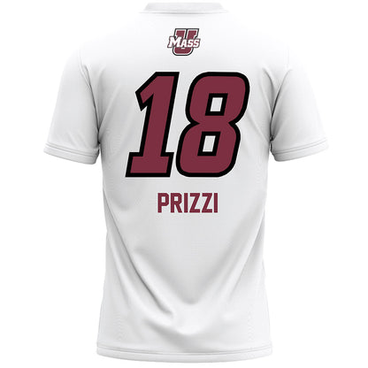 UMass - NCAA Women's Lacrosse : Norah Prizzi - White Lacrosse Jersey