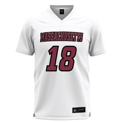 UMass - NCAA Women's Lacrosse : Norah Prizzi - White Lacrosse Jersey