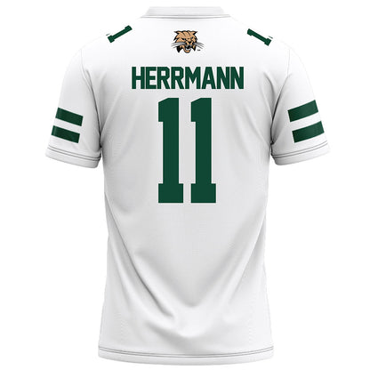 Ohio - NCAA Football : Evan Herrmann - White Football Jersey-1