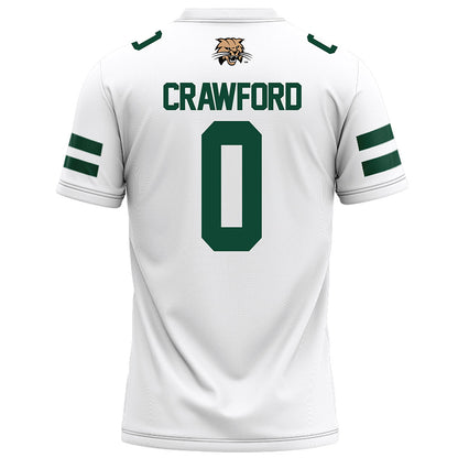 Ohio - NCAA Football : Delaney Crawford - White Football Jersey