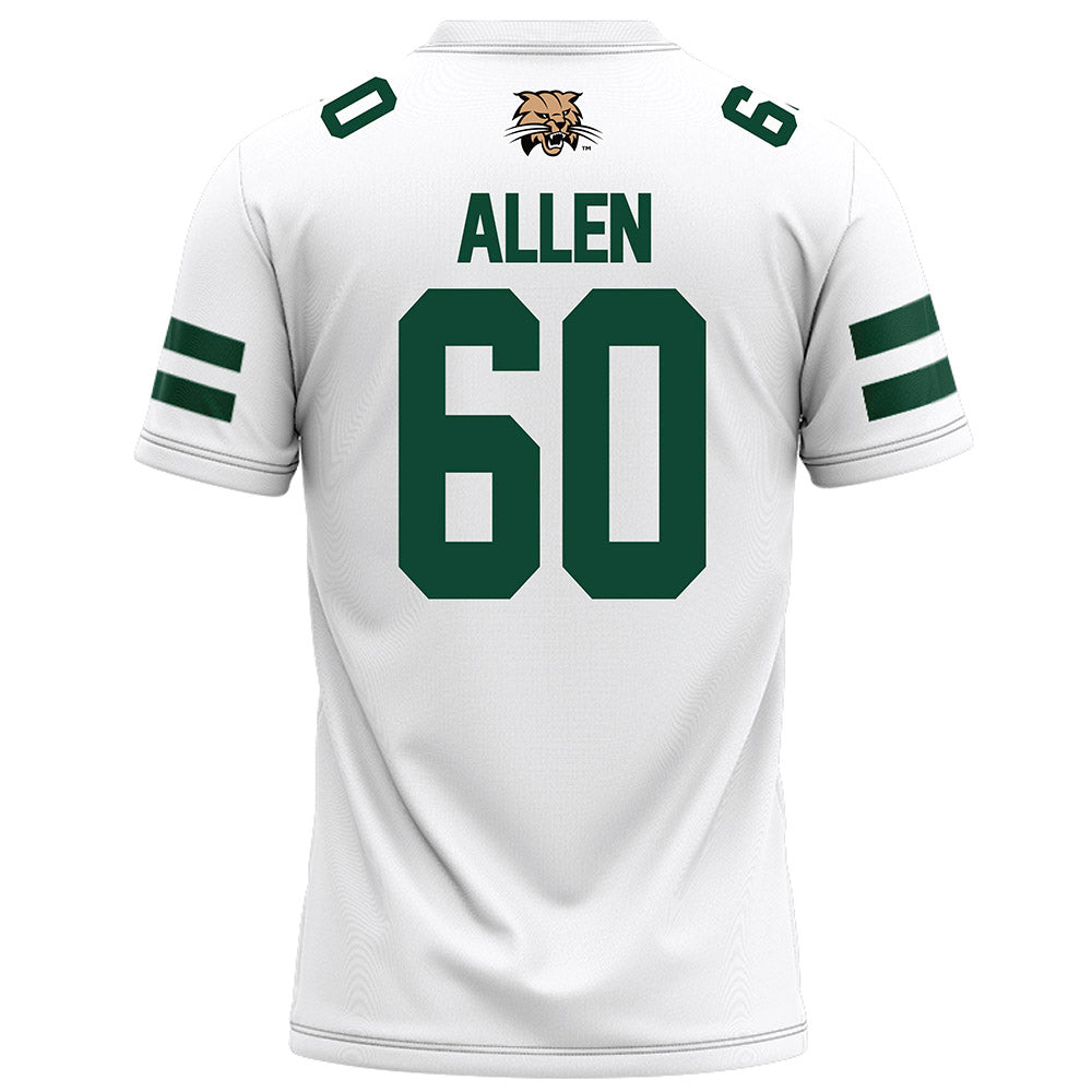 Ohio - NCAA Football : Trent Allen - White Football Jersey-1