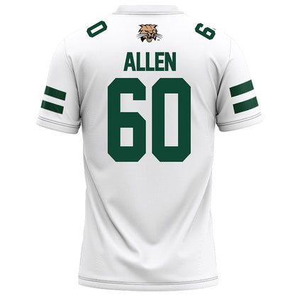Ohio - NCAA Football : Trent Allen - White Football Jersey-1