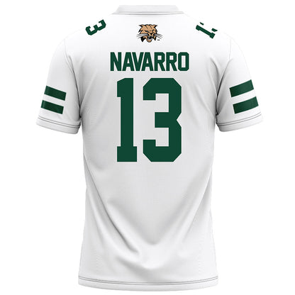 Ohio - NCAA Football : Parker Navarro - White Football Jersey-1