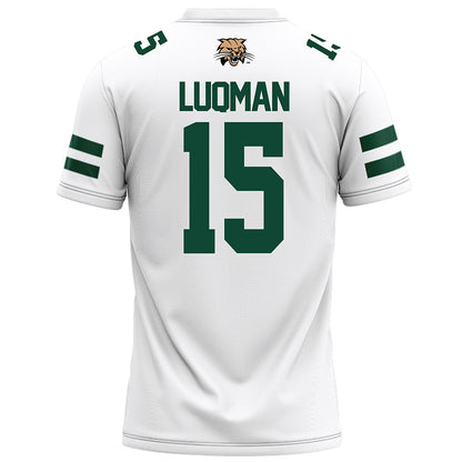 Ohio - NCAA Football : Anas Luqman - White Football Jersey-1