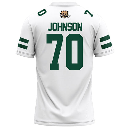 Ohio - NCAA Football : JJ Johnson - White Football Jersey-1