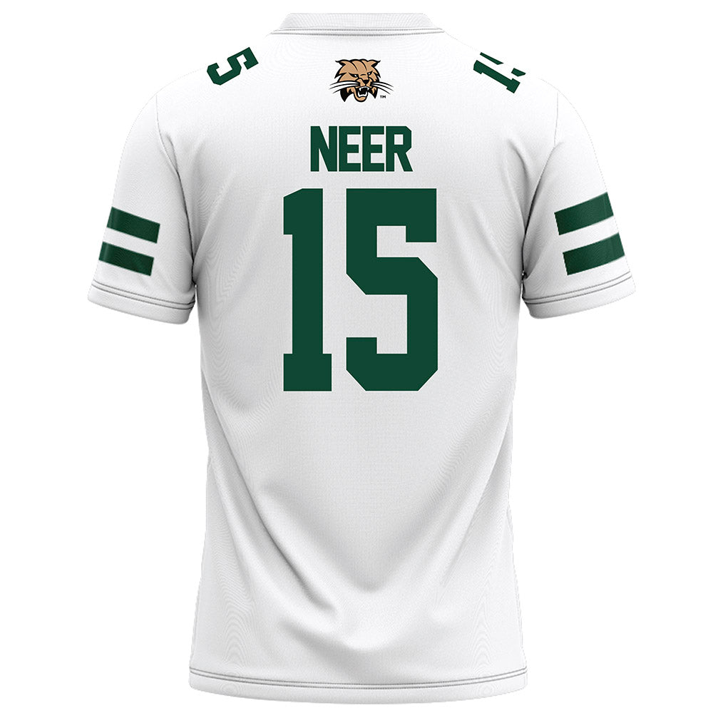 Ohio - NCAA Football : Riley Neer - White Football Jersey-1