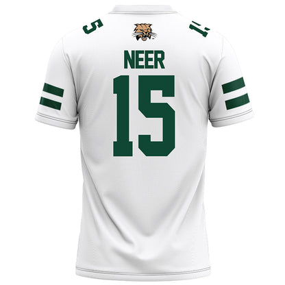 Ohio - NCAA Football : Riley Neer - White Football Jersey-1