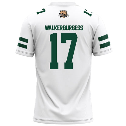 Ohio - NCAA Football : Marcel Walker-Burgess - White Football Jersey