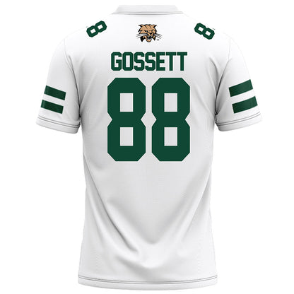 Ohio - NCAA Football : Caleb Gossett - White Football Jersey