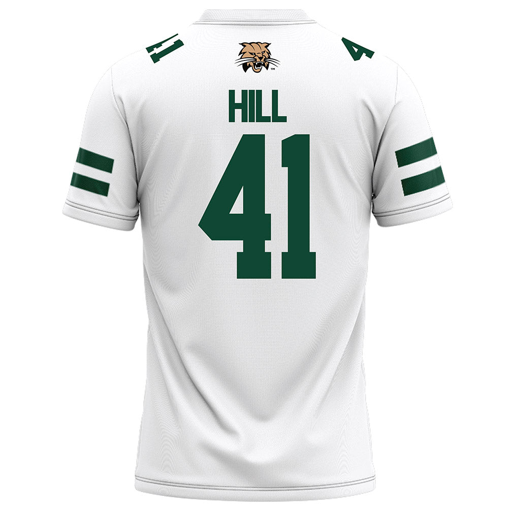 Ohio - NCAA Football : Creed Hill - White Football Jersey