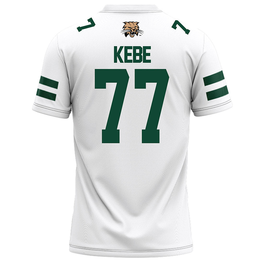 Ohio - NCAA Football : Ibrahim Kebe - White Football Jersey-1