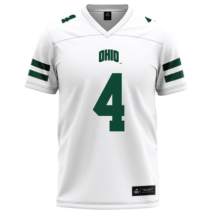 Ohio - NCAA Football : Jacob Winters - White Football Jersey