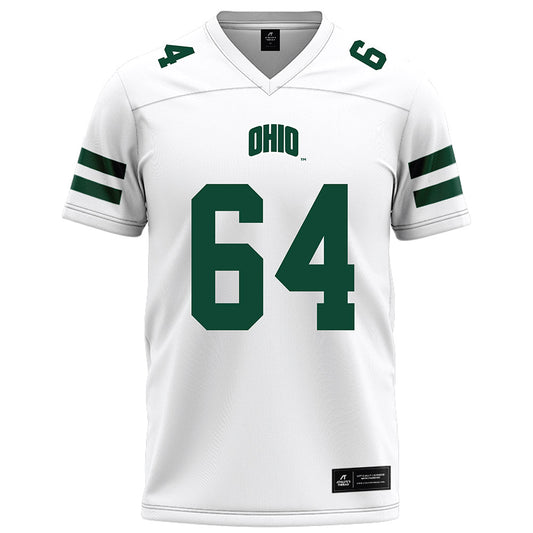 Ohio - NCAA Football : Seth Anstead - White Football Jersey