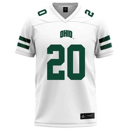 Ohio - NCAA Football : Jack Borer - White Football Jersey