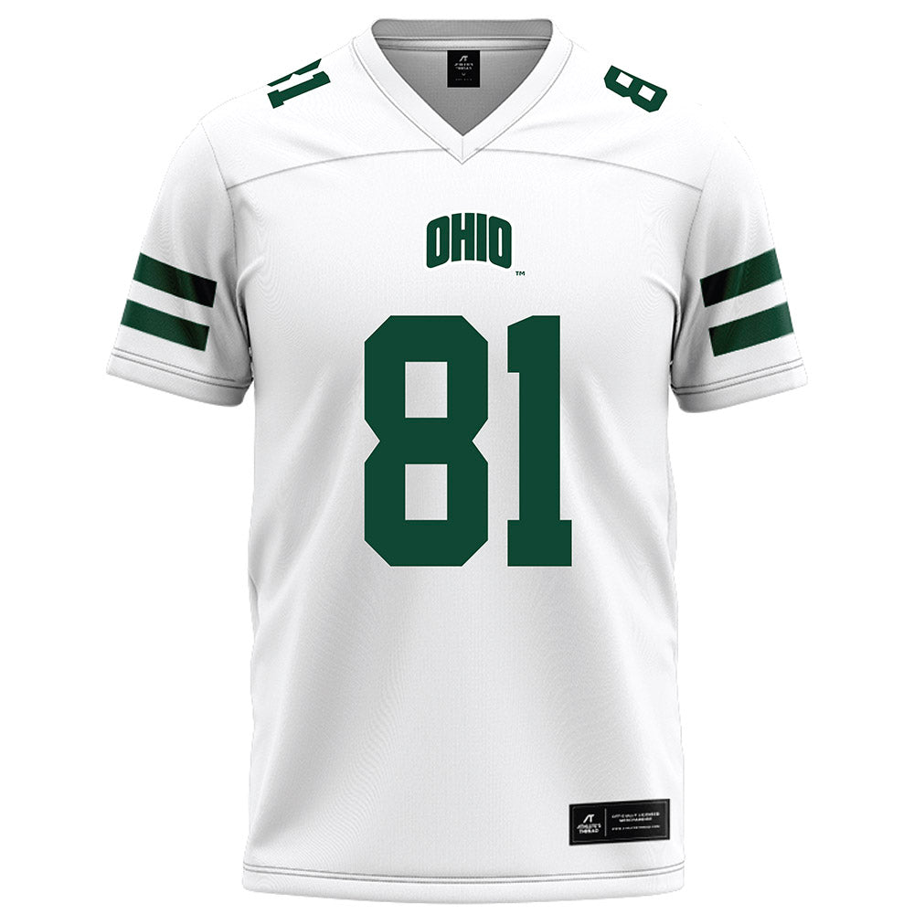 Ohio - NCAA Football : Matthew Stuewe - White Football Jersey