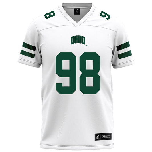 Ohio - NCAA Football : Danny Novickas - White Football Jersey