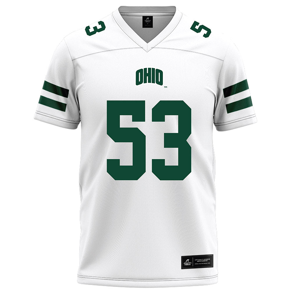 Ohio - NCAA Football : Andrew Erby - White Football Jersey