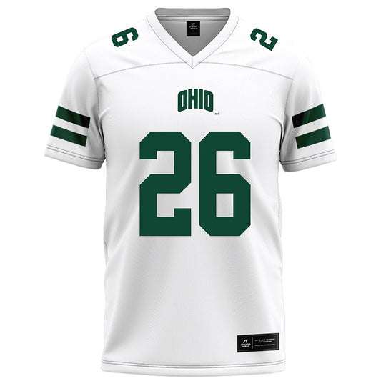 Ohio - NCAA Football : Lamarion Shumpert - White Football Jersey-0