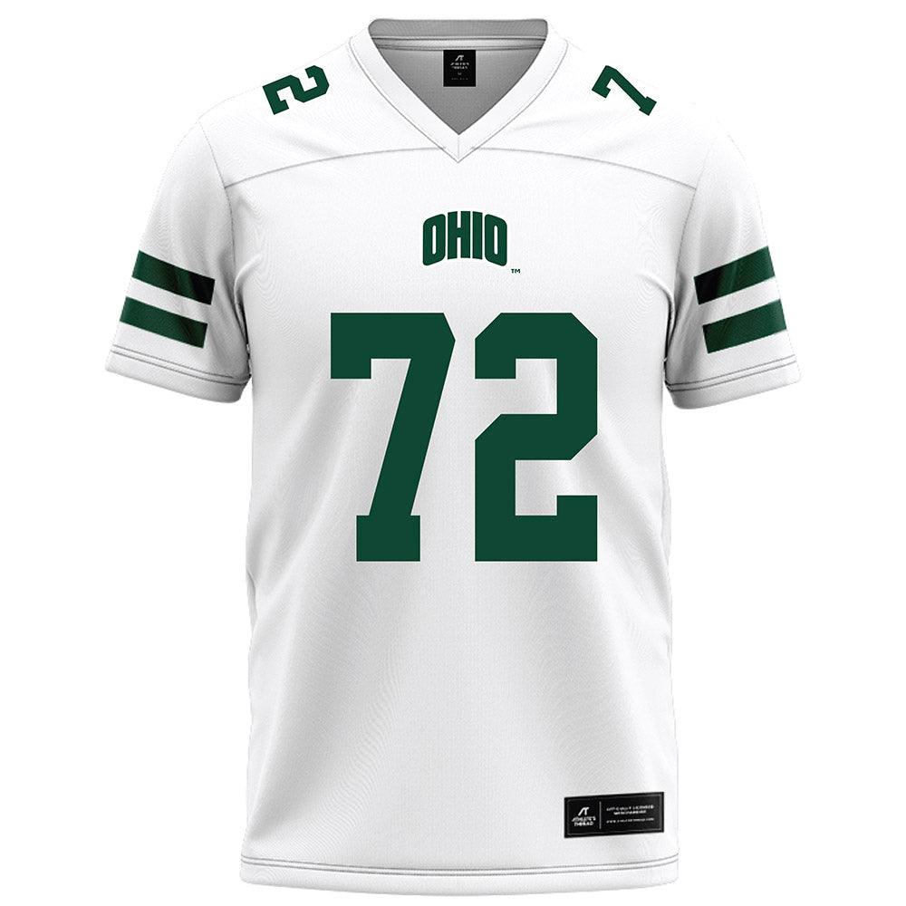 Ohio - NCAA Football : Jakob Lemus - White Football Jersey-0