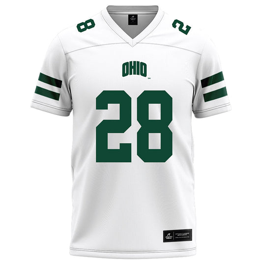 Ohio - NCAA Football : Taliq Black - White Football Jersey-0