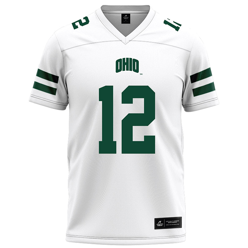 Ohio - NCAA Football : Eian Pugh - White Football Jersey-0
