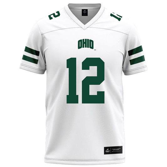 Ohio - NCAA Football : Eian Pugh - White Football Jersey-0